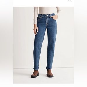 The Perfect Vintage Straight Jean in Bright Indigo Wash: Instacozy Edition